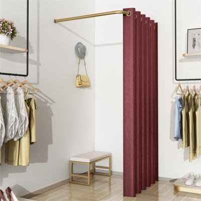 China Professional Mall Manufacturer Folding Dressing Room Fitting Room Rack Dressing Room for sale