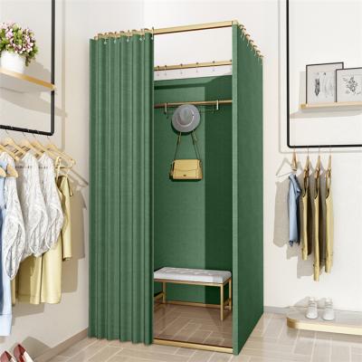 China Modern Square Metal Locker Room Promotion Price Shopping Malls Changing Room Changing Rooms for sale