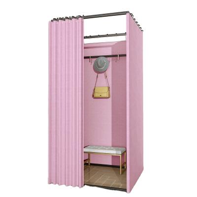 China Clothing Store Original Factory Wholesale Simple Fit Portable Changing Room for sale