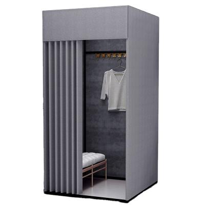 China Wholesale Large Curtain Single Fitting Room In Clothing Store China Supplier for sale