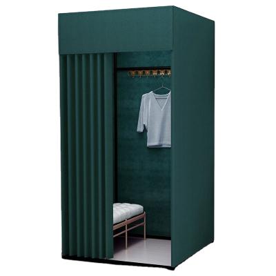 China Bestseller Hot Sale Custom Dressing Room Clothing Store Single Fitting Room for sale