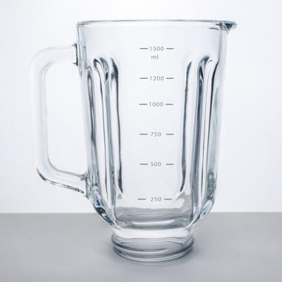 China Simply Jar Blender Glass Jar Spare Parts (999) Xianglin 1.5L Blender Glass Jar For Vegetable Fruit for sale