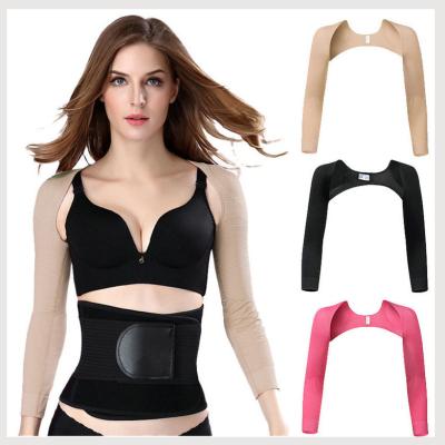 China Antibacterial Arm Shapers Slimmer Shapewear for Women Posture Surgical Compression Long Sleeve Posture Corrector Wrap Arm Shaper Back Top for sale