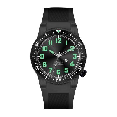 China Automatic date silicone sports watch 200meters Japan movt waterproof quartz men watch for sale