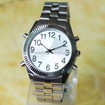 China Alarm German Language Talking Watch for Blind Person Visually Impaired Elderly for sale