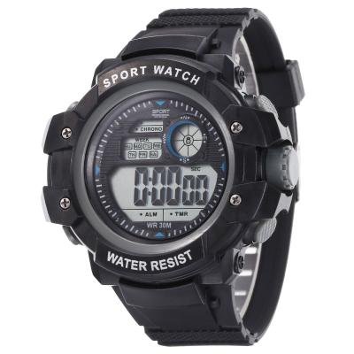 China Hot Selling Cheap Custom Logo Alarm Promotion Colorful Plastic Digital Kids Sports Watch for sale