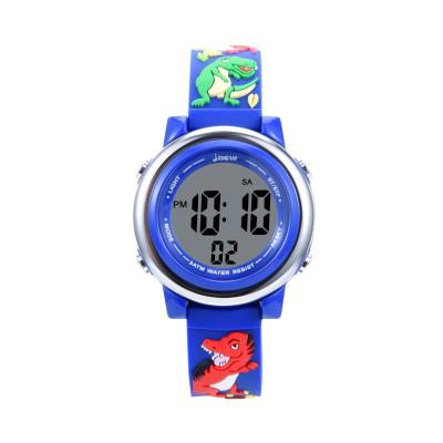 China 3D Alarm Cartoon Design Waterproof Children Digital Watch With Backlight for sale