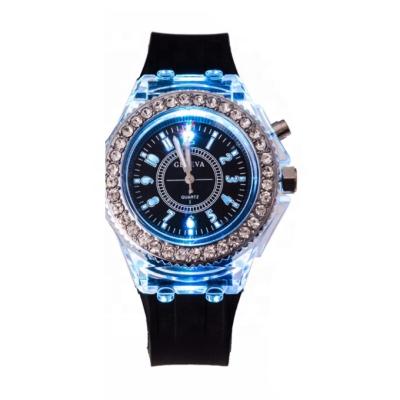 China 2020 Water Resistant Silicone LED Light Digital Sport Kids Led Touch Wrist Watch for sale