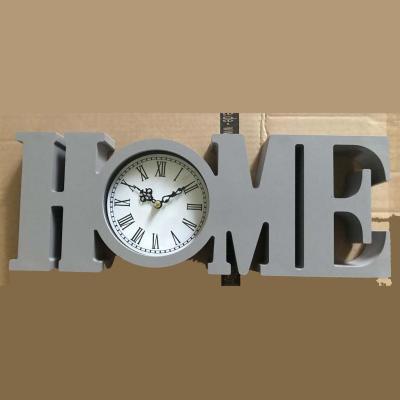 China Radio Modern Home Family Decorative Wall Clock With Letter for sale