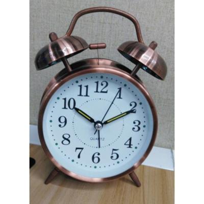 China Luxury Classic NTP Metal Cute Shock Hot Selling Decorative Desk Alarm Clock for sale