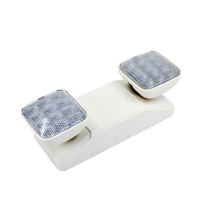 China Rechargeable Emergency LED Emergency Spot Light ABS+plating 3.7V Twin Lithium Battery Non-maintained for sale