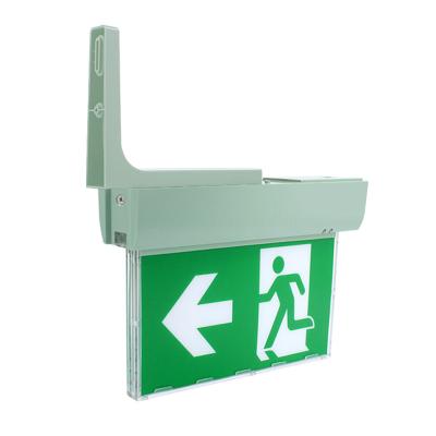 China Emergency Exit 3 Hours Battery Backup Time Emergency Exit Sign Light LED For Fire Safety Emergency Exit Lights for sale