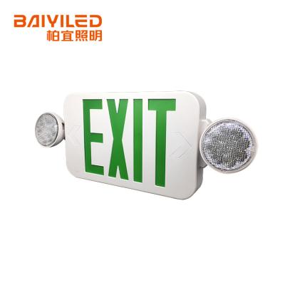 China Emergency Exit Non Clamped Durable Exit Sign Wall Mounted LED Emergency Light Emergency Light Exit Sign for sale