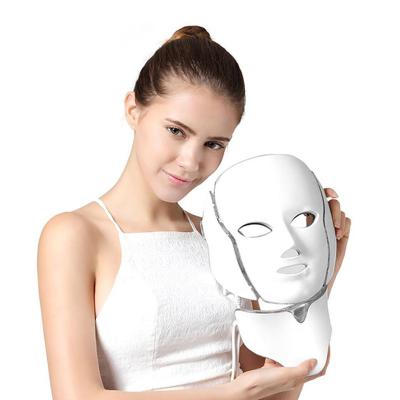 China Acne Treatment Top Selling Photon Light Skin Beauty Therapy 7 Colors LED Facial Mask for sale