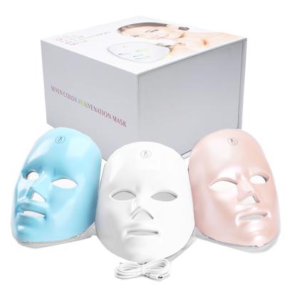 China Acne Treatment New Arrival Top Selling 7 Colors Beauty Portable Rechargeable Face Mask Led Acne Treatment Mask for sale