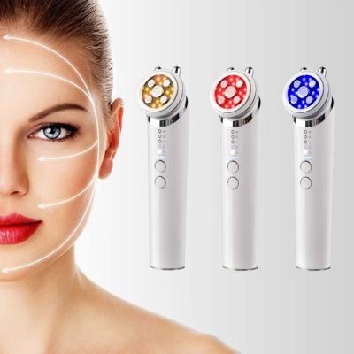 China Hot Selling Wrinkle Remover RF Beauty Facial Instrument RF Led Light Therapy Device EMS Face Care Device for sale