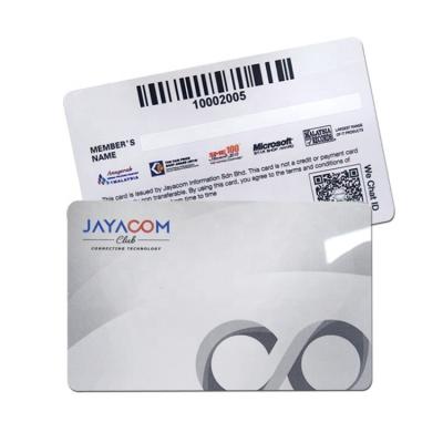 China CT-036 Custom Full Color Printing CR80 Standard 30 Mil PVC Membership Card 85.5*54*0.76mm for sale