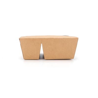 China Eco-Friendly Recyclable Wholesale Disposable Food Packaging Box Biodegradable Tote Lunch Box for sale