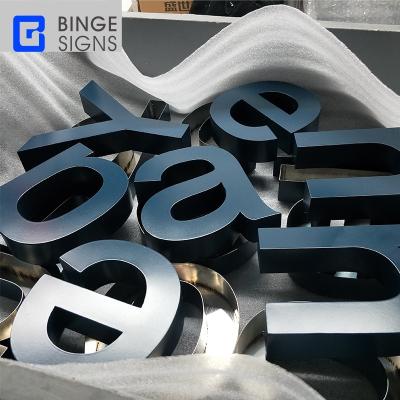 China Stainless Steel BOMB SIGN Channel Letters Seiko Stainless Steel Signage Character Production Three-Dimensional Signage for sale