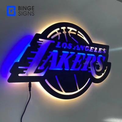 China Luxury High End Metal Led Sign With Acrylic Backlit Stainless Steel Sign Marquee Letter Sign Business Logo for sale