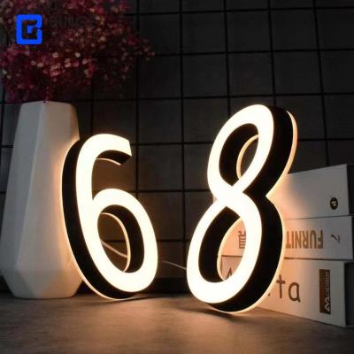 China Customized Luxury Illuminated Led Letter Sign 3D Letter Shop Sign Channel Face Lit Neon Sign for sale