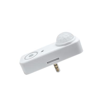 China PIR Motion Sensor With 3.5mm Audio Jack Connection HNS134PIR With Tri-level Dimming Control Easy Plug & Play for sale