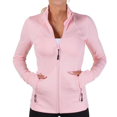 China Wholesale QUICK DRY yoga tops outdoor jacket for women comfortable fitness training running clothes yoga jacket for sale