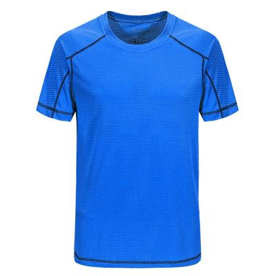 Китай Anti-Wrinkle Mens Short Sleeve Marathon T-Shirt Bulk Active Dry Running Running T-Shirts For Man продается