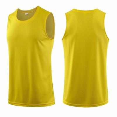 China Summer QUICK DRY Polyester Bodybuilding Gym Tank Top Travel Singlet Singlet Gym Wear zu verkaufen