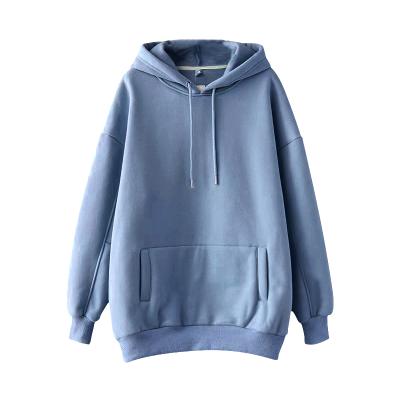 China Anti-wrinkle OEM design your logo women fleece heavy hoodie sweatshirts wholesale for sale