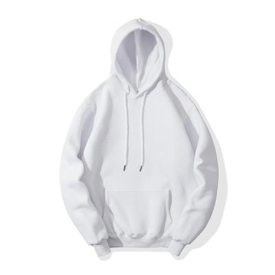 China Custom empty oversized fashion solid color hoodie plain pullover cotton QUICK DRY plus size men's hoodies and sweatshirts for sale