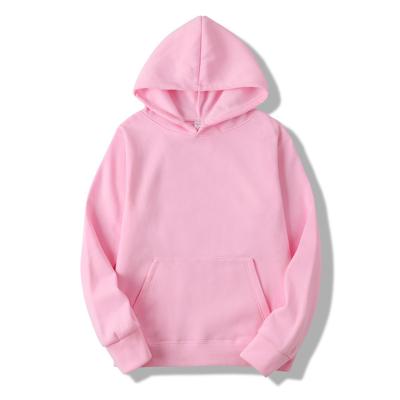 China QUICK DRY Custom High Quality Simple Pink Sweatshirts Oversized Logo 280gsm Blank Hoodies Pullover For Men for sale