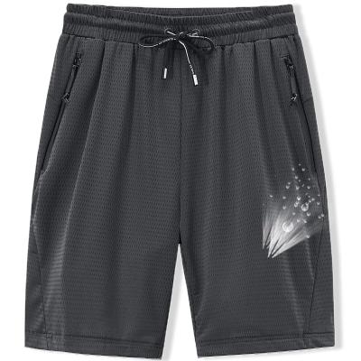 Chine nylon Gray Spandex Plus Size Black Mesh Elastic Summer Big Size Clothing Shorts Anti-wrinkle Mens Shorts à vendre