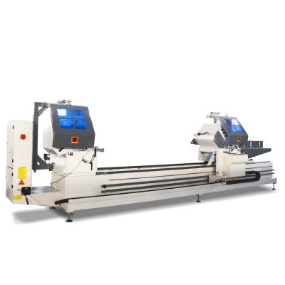 China Horizontal CNC 45 degree/90 degree Horizontal Double Head Saw Automatic CNC Panel Saw For Carpenter Making Furniture suspended ceiling for sale