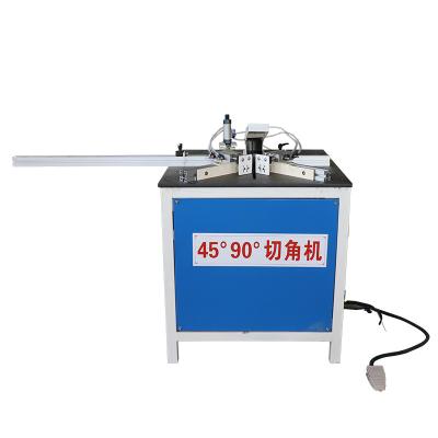 China Building Material Shops Aluminum Profile Cnc Double Head 45 Degree Angle Cutting Saw Machine for sale