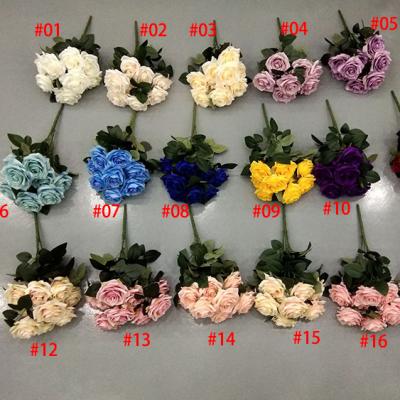 China Rose flower IFG sliver new rose flower artificial flower bouquet blue rose flower bouquet for sale