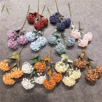 China GIGA wedding wedding loose type 7 stem flowers hydrangea artificial high simulation white main artificial flowers for sale