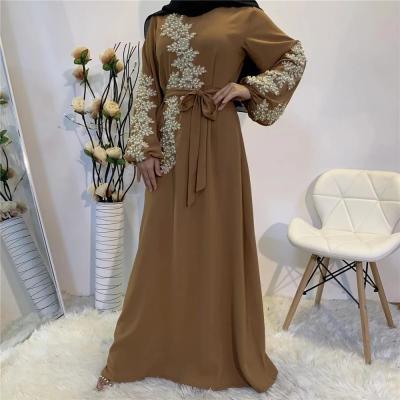 China Regular Eid Mubarak Abaya Dubai Turkey Muslim Hijab Robe Kaftan Islam Abayas Sleeve Dresses For Women for sale