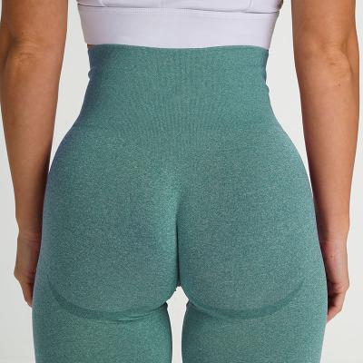 China Breathable High Waist Soft Nylon Fitness Sports Shorts Women Elastic Tight Yoga Quick Drying Shorts Outdoor Running Cycling Shorts for sale