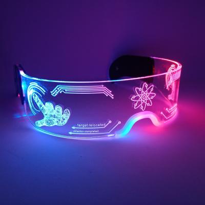 China Festival props multifunctional led light glasses led light up glass factory best price glasses light led for sale