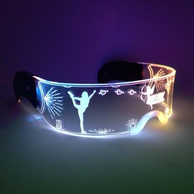 China Festival Props New Design Lead Glasses Party Led Party Glasses Durable And Party Energy Saving Glasses Led for sale