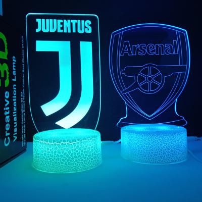 China Touch 7 LED Colors / Remote Control Night Light 3D Lamp Night Light Lamp 3D Colors 4 Modes 3D Night Light Factory Verified Outdoor 16 16 Colors 3D for sale