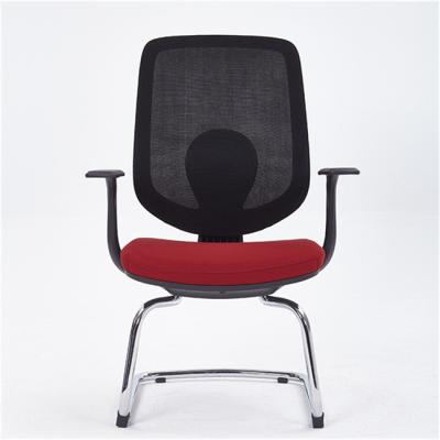 China Other Heavy Duty Mid Back Mesh Back Office Guest Chairs Reception Conference Room Chair With Sled Base for sale