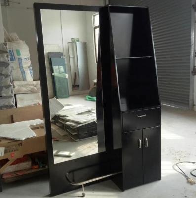 China Commercial Furniture 5 Years Warranty Hot Sale Classic French Style Customize Black Hair Salon Styling Stations for sale