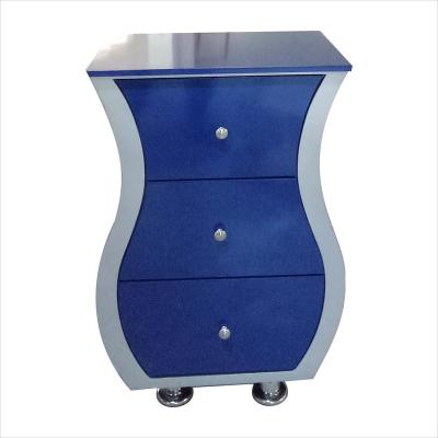 China 2022 Latest 5 Years Warranty Traditional Blue Salon Furniture Pedicure Trolley Manicure Trolley Pedicure Trolley Hairdresser for sale