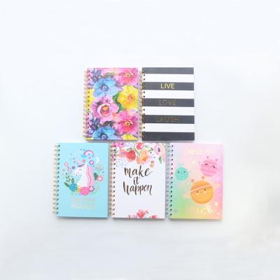 China New Cute Spiral 2019 Candy Student College Lines Custom A5 Paper Notebook Spiral For Staitionery Supplies for sale