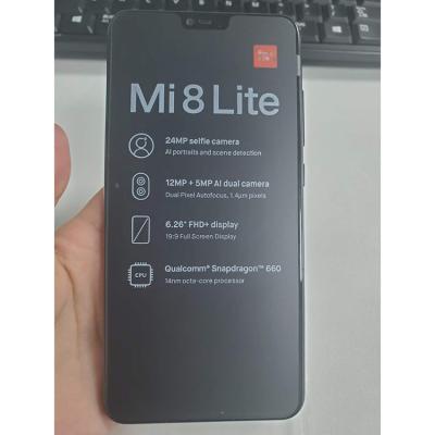 China Beauty Camera Opened Used Original Refurbished Phone 6GB RAM 128GB Celulares For Xiaomi MI 8 Lite Telefonos for sale