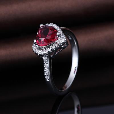 China Other Unique On Sale Women's Jewelry 925 Sterling Silver Ruby Rings for sale