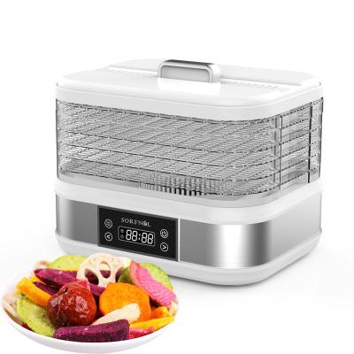 China Household Digital Display 5 Layers to 10 Layers Home Use CE CB GS LFGB SAA Certificate Dryer Machine Fruit Vegetable Dehydrator Food Use for sale