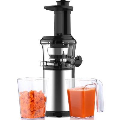 China Hotel New Style High Quality 200W Slow Juicer with Powerful Auger Fruit Juicer with Multi Functions Cold Press Slow Juicers for sale